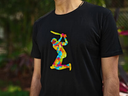 Calyz Cricketer Black T-shirt
